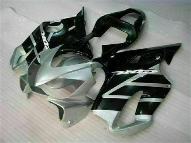 Negro Plata Kit Completo Carenado Moto Honda CBR 600 F4i 2001-2003 Negro Plata Kit Completo Carenado Moto Honda CBR 600 F4i 2001-2003