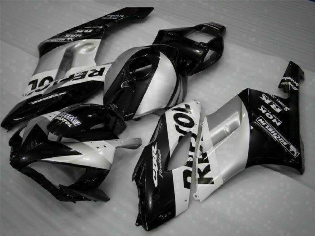 Negro Plata Repsol ABS Moto Plástica Honda CBR 1000 RR 2004-2005 Negro Plata Repsol ABS Moto Plástica Honda CBR 1000 RR 2004-2005