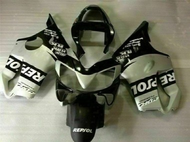 Negro Plata Repsol Carenado Moto Honda CBR 600 F4i 2001-2003