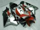 Negro Plata Rojo Carenado Moto Honda CBR 600 RR 2005-2006