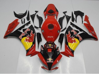 Negro Red Bull Carenado Moto Honda CBR 1000 RR 2012-2016