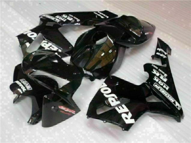 Negro Repsol ABS Kits Carenado Moto Honda CBR 600 RR 2005-2006