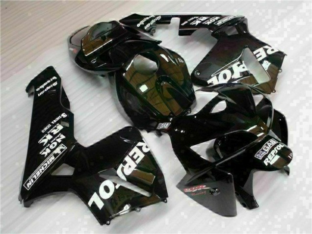 Negro Repsol ABS Kits Carenado Moto Honda CBR 600 RR 2005-2006