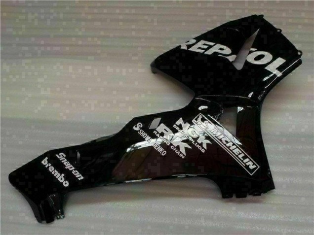 Negro Repsol ABS Kits Carenado Moto Honda CBR 600 RR 2005-2006