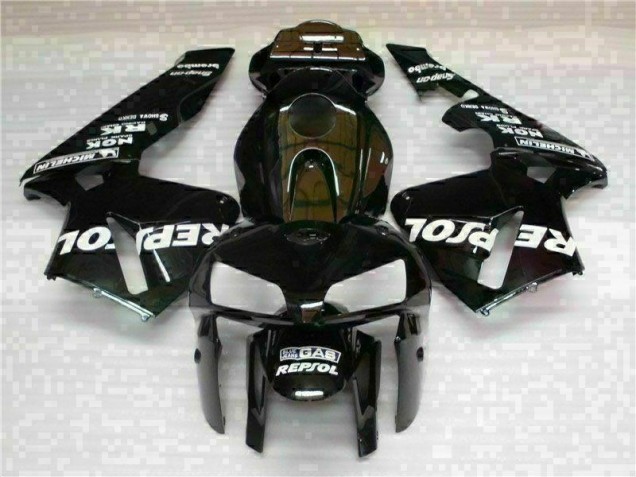 Negro Repsol ABS Kits Carenado Moto Honda CBR 600 RR 2005-2006