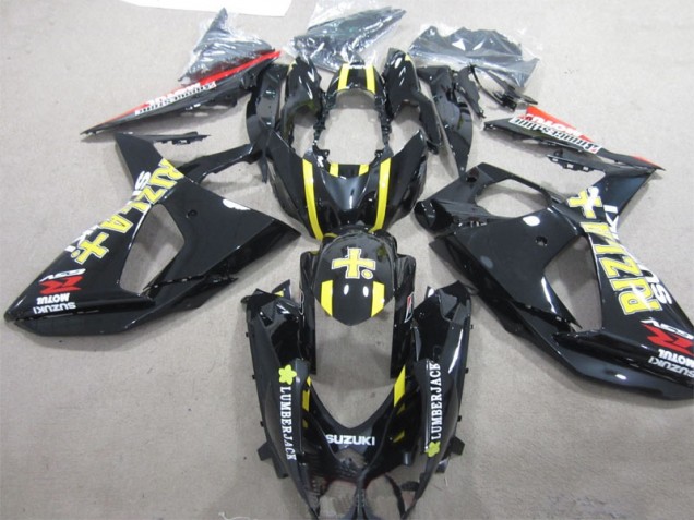 Negro Rizla Lumber Jack Carenado Moto Suzuki GSXR 1000 K9 2009-2016