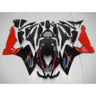 Negro Rojo ABS Kits Carenado Moto Aprilia RSV4 2009-2015