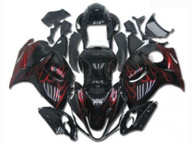 Negro Rojo ABS Kits Carenado Moto Suzuki GSXR 1300 Hayabusa 2008-2019