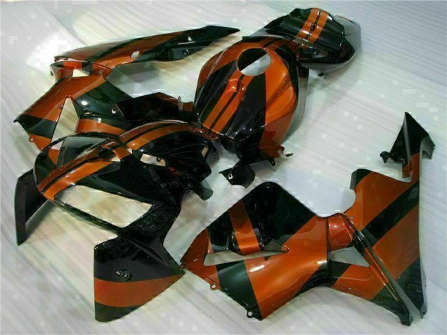 Negro Rojo ABS Moto Plástico Honda CBR 600 RR 2005-2006