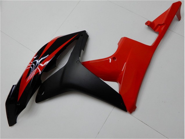 Negro Rojo ABS Moto Plásticos Honda CBR 600 RR 2007-2008