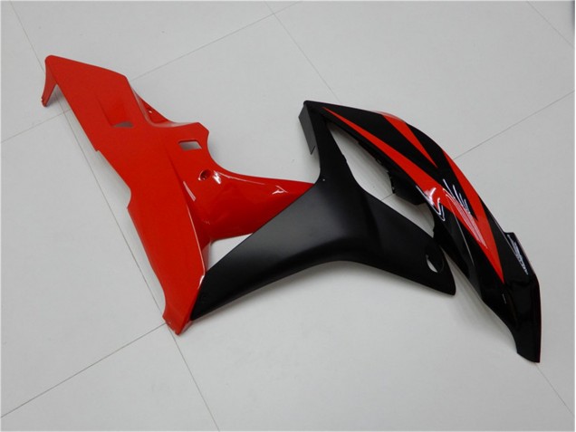 Negro Rojo ABS Moto Plásticos Honda CBR 600 RR 2007-2008