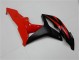 Negro Rojo ABS Moto Plásticos Honda CBR 600 RR 2007-2008