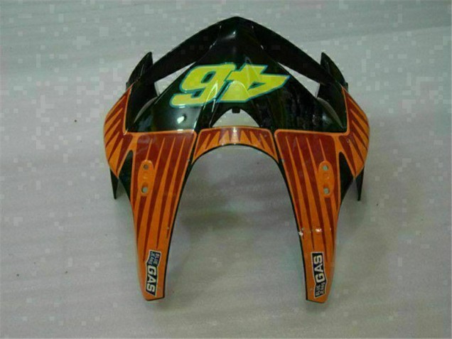 Negro Rojo Amarillo 46 Carenado Moto Honda CBR 600 RR 2005-2006