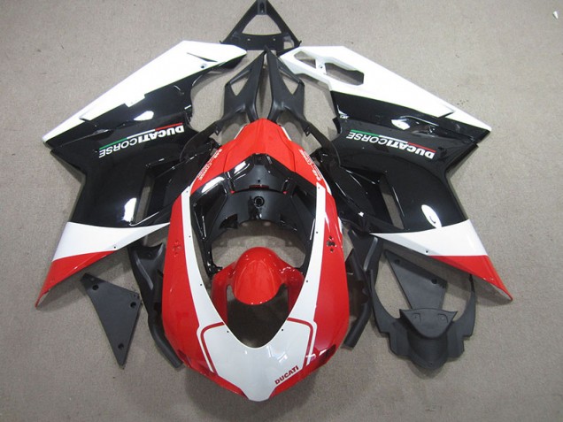 Negro Rojo Blanco Carenado Moto Ducati 848 2007-2014 Negro Rojo Blanco Carenado Moto Ducati 848 2007-2014