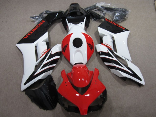 Negro Rojo Blanco Carenado Moto Honda CBR 1000 RR 2004-2005