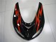 Negro Rojo Carenado Moto Kawasaki ZX10R 2006-2007