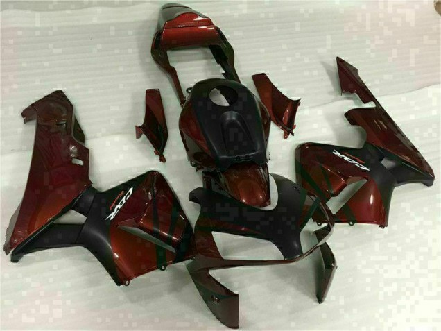 Negro Rojo Carrocería Motocicletas Honda CBR 600 RR 2003-2004