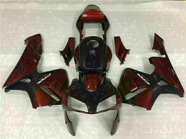 Negro Rojo Carrocería Motocicletas Honda CBR 600 RR 2003-2004