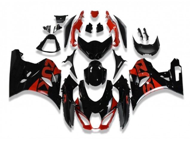 Negro Rojo Carrocería Motocicletas Suzuki GSXR 1000 2017-2023 Negro Rojo Carrocería Motocicletas Suzuki GSXR 1000 2017-2023