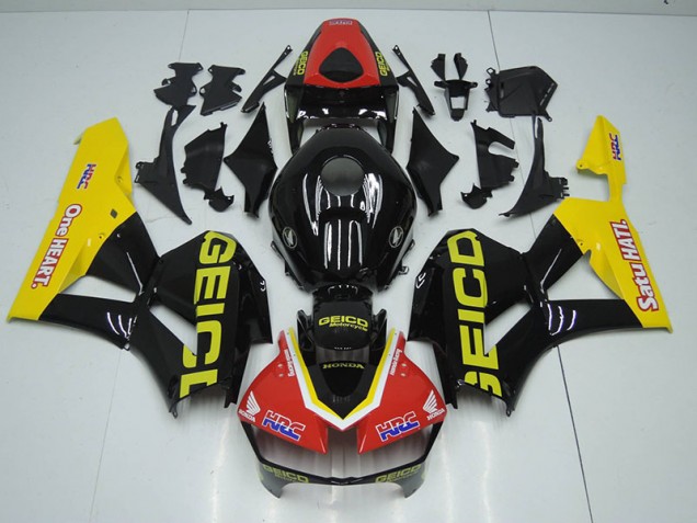Negro Rojo HRC Carenado Moto Honda CBR 1000 RR 2012-2016 Negro Rojo HRC Carenado Moto Honda CBR 1000 RR 2012-2016