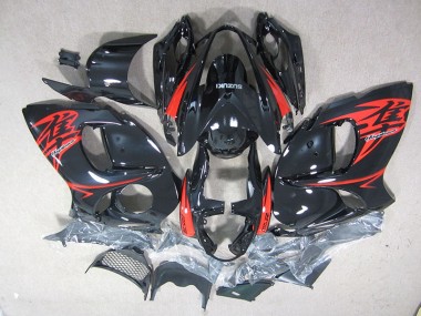 Negro Rojo Inyección Kit Carenado Moto Suzuki GSXR 1300 Hayabusa 2008-2019