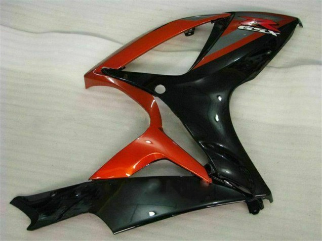 Negro Rojo Kits Completo Carenado Moto Suzuki GSXR 600 / 750 K6 2006-2007 Negro Rojo Kits Completo Carenado Moto Suzuki GSXR 600 / 750 K6 2006-2007