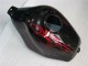 Negro Rojo Llama ABS Moto Plástico Honda CBR 600 F3 1995-1998