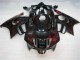 Negro Rojo Llama ABS Moto Plástico Honda CBR 600 F3 1995-1998