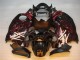 Negro Rojo Llama Carenado Moto Suzuki GSXR 1300 Hayabusa 1996-2007 Negro Rojo Llama Carenado Moto Suzuki GSXR 1300 Hayabusa 1996-2007