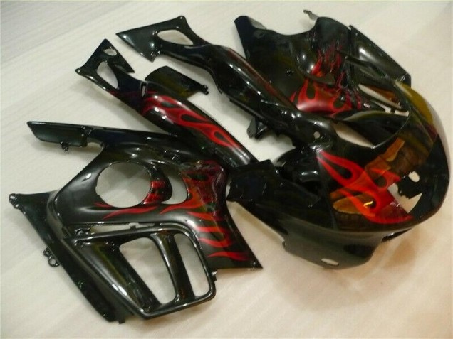 Negro Rojo Llama Carrocería Motocicletas Honda CBR 600 F3 1995-1998 Negro Rojo Llama Carrocería Motocicletas Honda CBR 600 F3 1995-1998