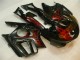 Negro Rojo Llama Carrocería Motocicletas Honda CBR 600 F3 1995-1998 Negro Rojo Llama Carrocería Motocicletas Honda CBR 600 F3 1995-1998