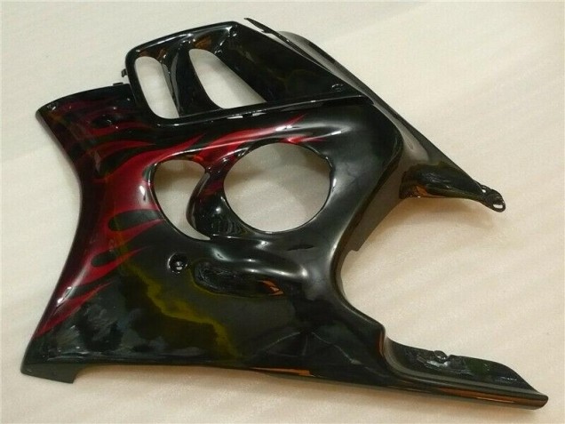 Negro Rojo Llama Carrocería Motocicletas Honda CBR 600 F3 1995-1998 Negro Rojo Llama Carrocería Motocicletas Honda CBR 600 F3 1995-1998