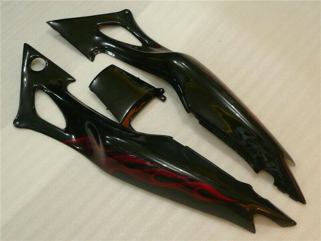 Negro Rojo Llama Carrocería Motocicletas Honda CBR 600 F3 1995-1998 Negro Rojo Llama Carrocería Motocicletas Honda CBR 600 F3 1995-1998