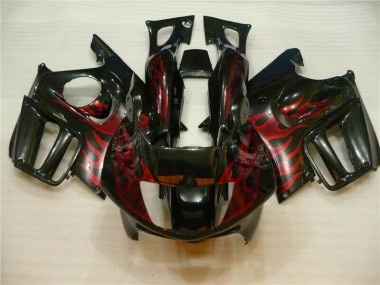 Negro Rojo Llama Carrocería Motocicletas Honda CBR 600 F3 1995-1998