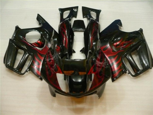Negro Rojo Llama Carrocería Motocicletas Honda CBR 600 F3 1995-1998 Negro Rojo Llama Carrocería Motocicletas Honda CBR 600 F3 1995-1998