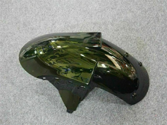 Negro Rojo Llama Kit Carenado Moto Kawasaki ZX6R 2007-2008