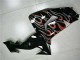 Negro Rojo Llama Kits Completo Carenado Moto Kawasaki ZX10R 2006-2007