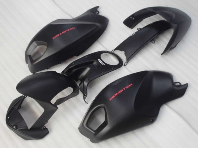 Negro Rojo Monster Inyección Kits Carenado Moto Ducati Monster 696 2008-2012 Negro Rojo Monster Inyección Kits Carenado Moto Ducati Monster 696 2008-2012