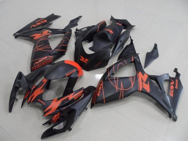 Negro Rojo Moto Plástico Suzuki GSXR 750 K6 2006-2007