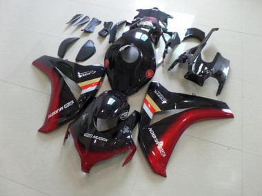 Negro Rojo Mugen ABS Moto Plástico Honda CBR 1000 RR 2008-2011