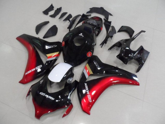 Negro Rojo Mugen ABS Moto Plásticos Honda CBR 1000 RR 2008-2011 Negro Rojo Mugen ABS Moto Plásticos Honda CBR 1000 RR 2008-2011