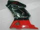 Negro Rojo Ninja Carenado Moto Kawasaki EX250 2008-2012