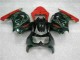 Negro Rojo Ninja Carenado Moto Kawasaki EX250 2008-2012