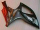 Negro Rojo Plástica Moto Suzuki GSXR 600 / 750 K6 2006-2007 Negro Rojo Plástica Moto Suzuki GSXR 600 / 750 K6 2006-2007