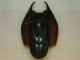 Negro Rojo Plástica Moto Suzuki GSXR 600 / 750 K6 2006-2007 Negro Rojo Plástica Moto Suzuki GSXR 600 / 750 K6 2006-2007