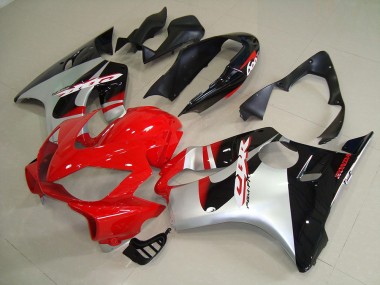 Negro Rojo Plata ABS Moto Plástico Honda CBR 600 F4i 2004-2007