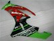 Negro Rojo Verde Motocard Carenado Moto Kawasaki ZX6R 2009-2012