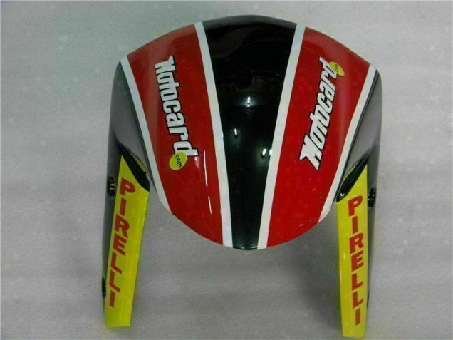 Negro Rojo Verde Motocard Carenado Moto Kawasaki ZX6R 2009-2012