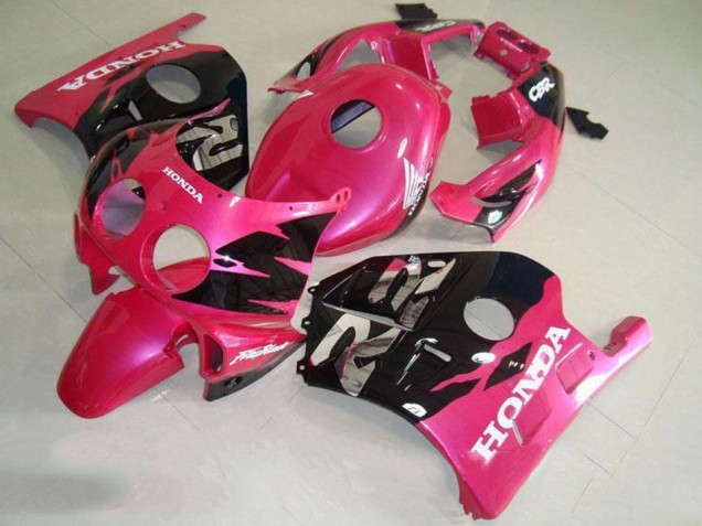 Negro Rosa Carenado Moto Honda CBR 250 RR MC22 1991-1998 Negro Rosa Carenado Moto Honda CBR 250 RR MC22 1991-1998