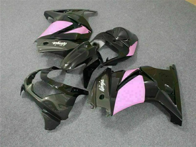 Negro Rosa Ninja Carenado Moto Kawasaki EX250 2008-2012
